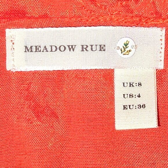 Meadow Rue Embroidered Sleeveless Dress – Size US 4 / UK 8 / EU 36 - Picture 2 of 4